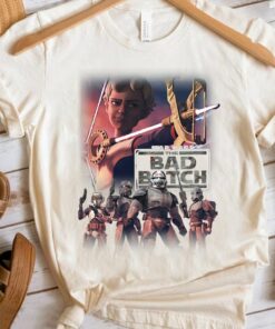Star Wars The Bad Batch Omega Group Shot Poster T-Shirt Unisex Adult T-shirt Kid shirt Gift for Birthday Hoodie Toddler Tee
