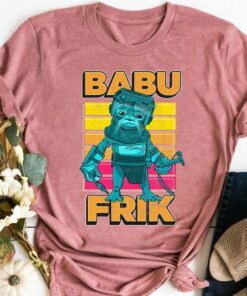 Star Wars The Rise Of Skywalker Babu Frik Pop Art Portrait T-Shirt, Star Wars Disneyland Holiday Vacation Gift Unisex Adult T-shirt Kid Shirt