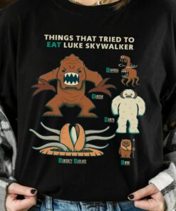 Star Wars Things That Tried to Eat Luke Skywalker Funny Shirt, Galaxy Edge Holiday Unisex T-shirt Family Birthday Gift Adult Kid Toddler Tee