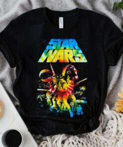 Star Wars Tie-Dye Space Cowboy T-Shirt, Galaxy's Edge, Star Wars Fan Gift, Disneyland Trip Vacation Gift Unisex T-shirt Kid Shirt