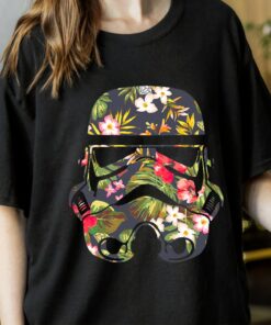 Star Wars Tropical Stormtrooper Floral Print T-Shirt, Disneyland Family Trip Vacation Gift Unisex T-shirt Kid Shirt Hoodie Sweatshirt