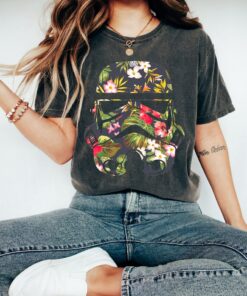 Star Wars Tropical Stormtrooper Floral Print T-Shirt, Disneyland Family Trip Vacation Gift Unisex T-shirt Kid Shirt Hoodie Sweatshirt