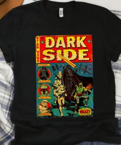 Star Wars Vader Dark Side Retro Comic Graphic T-Shirt Unisex T-shirt Birthday Shirt Gift For Men Women Kid Hoodie Sweatshirt Toddler Shirt