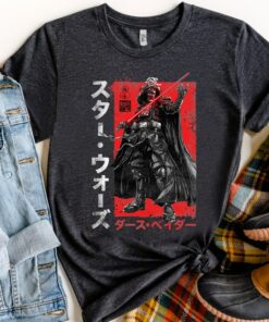 Star Wars Visions Samurai Darth Vader Reach Vintage Shirt, Galaxy's Edge Holiday Unisex T-shirt Family Birthday Gift Adult Kid Toddler Tee