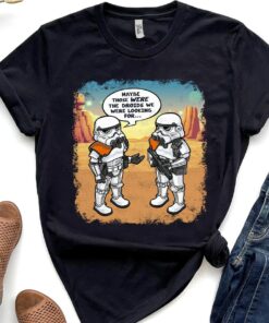 Star Wars Wrong Droids Funny Comic Graphic T-Shirt Unisex T-shirt Birthday Shirt Gift For Men Women Kid Hoodie Sweatshirt Toddler Shirt