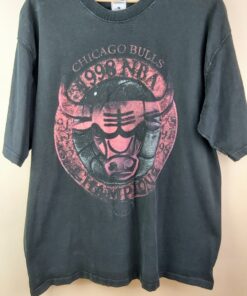 Starter Chicago Bulls 1998 Championship Tshirt Hoodie Crewneck Sweatshirt Reprinted Full Color Full Size Gifts for NBA Fans