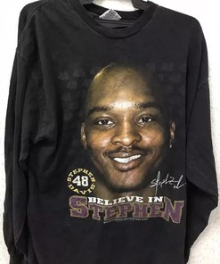 Stephen Davis 48 Vintage Style NFL Tshirt Pullover Hoodie Crewneck Sweatshirt Reprinted Full Color Full Size Gifts For NFL Fans