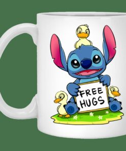 Stitch Hug Mug Gifts for Friends, Gifts for Valentine Day, Coulpe Gifts