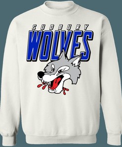 Sudbury Wolves Vintage OHL Hockey Crewneck Sweatshirt Hoodie Shirt Gifts for Fans