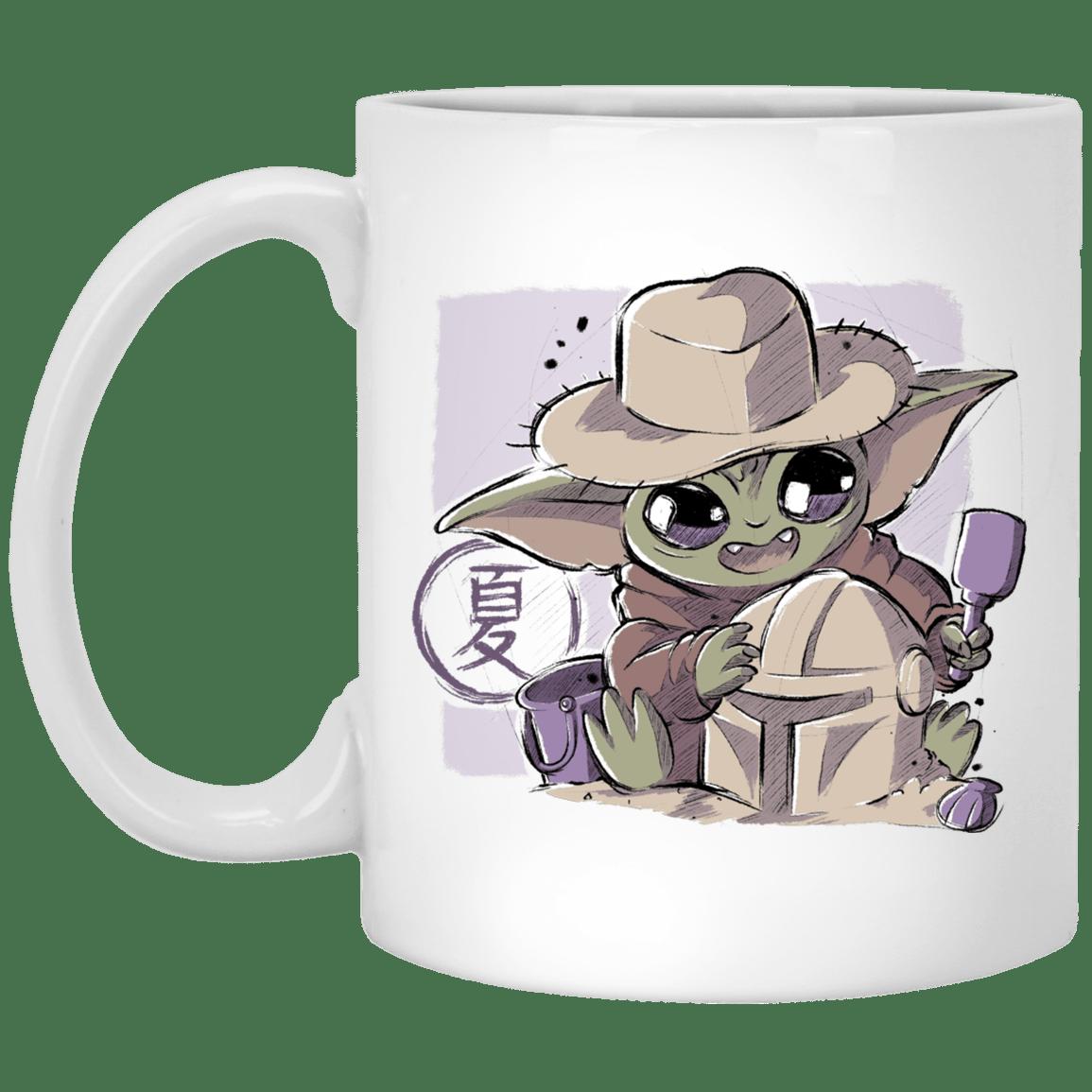 Summer Baby Yoda Mug Gifts for Friends, Gifts for Valentine Day, Coulpe Gifts