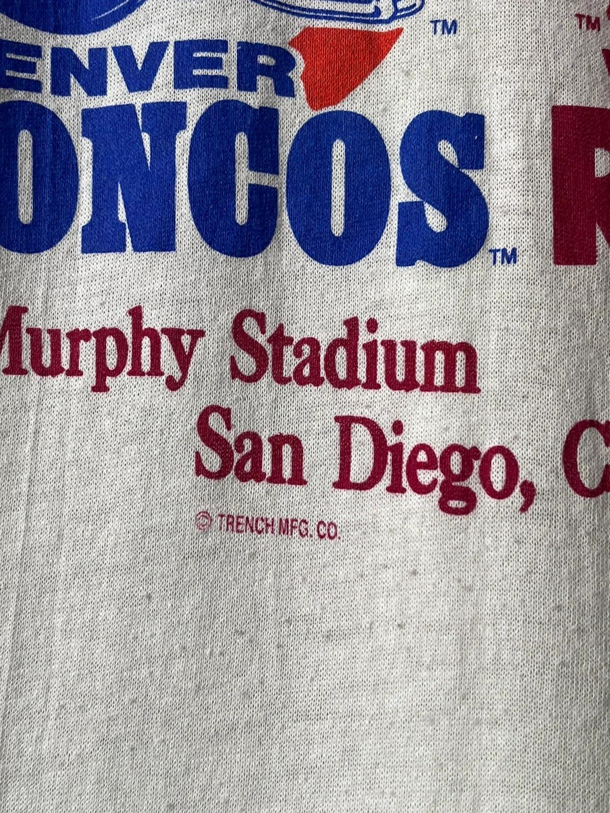 Super Bowl Xxii 1988 Redskins Broncos 80s Tshirt Pullover Hoodie Crewneck Sweatshirt Reprinted Full Color Full Size Gifts For NFL Fans - Image 3