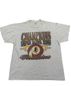 Super Bowl Xxvi Champions Redskins Tshirt Pullover Hoodie Crewneck Sweatshirt Reprinted Full Color Full Size Gifts For NFL Fans