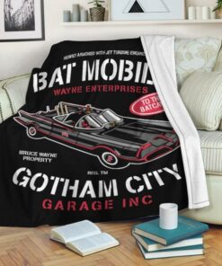 Super Car Blanket Muscle Car Lincoln Futura Blanket for Family