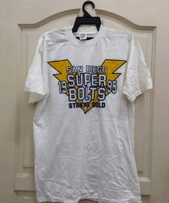Super Nice Vtg Style San Diego Striking Gold 1995 Tshirt Pullover Hoodie Crewneck Sweatshirt Reprinted Full Color Full Size Gifts For NFL Fans