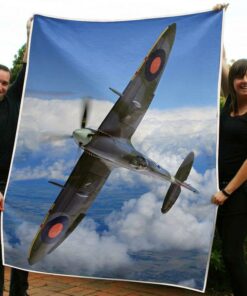 Supermarine Blanket Supermarine Spitfire Blanket Gifts for Family