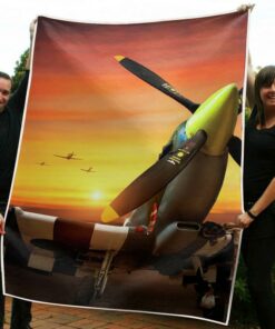 Supermarine Blanket Supermarine Spitfire Gift for Family, Kid, Parent