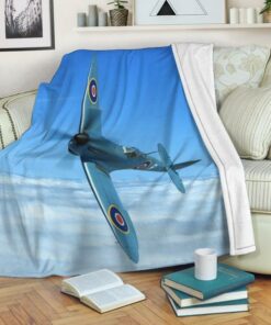Supermarine Spitfire Blanket Gifts for Supermarin Lovers