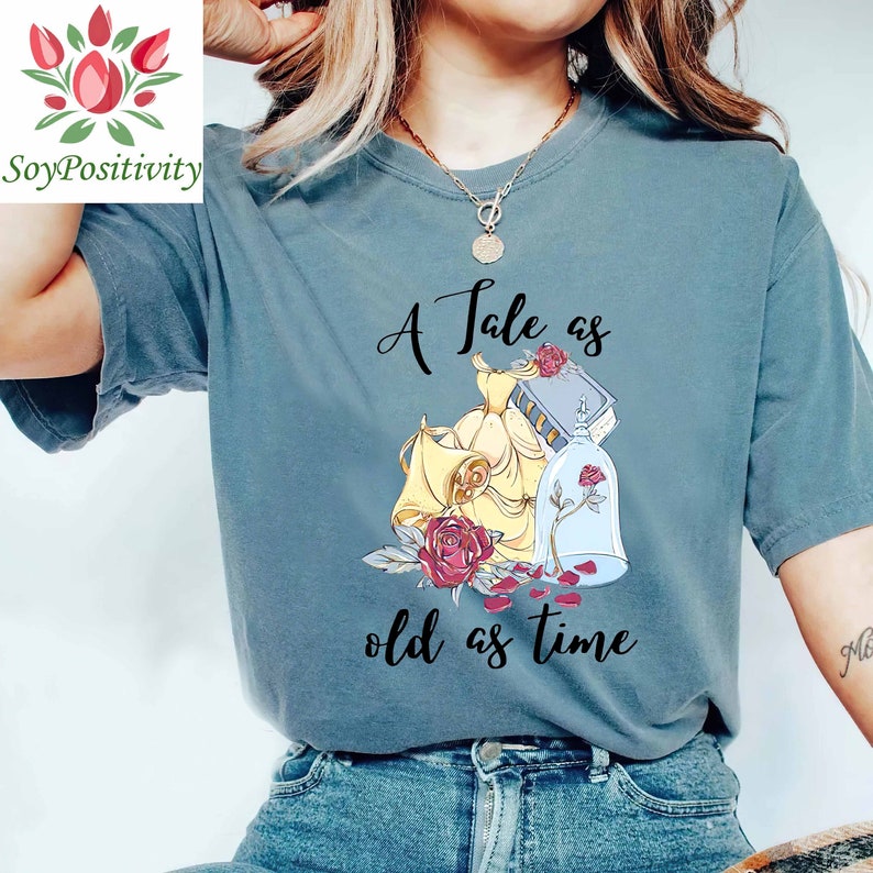 Tale As Old As Time Shirt, Tale As Old As Time Shirt, Beauty And The Beast Shirt, Belle Shirt, Disney Princess Shirt