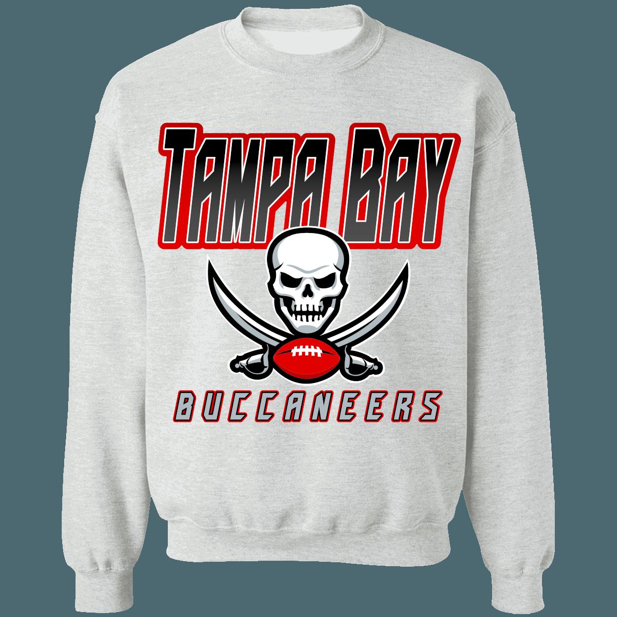 Tampa Bay Buccaneers BLACKOUT Retro NFL Crewneck Sweatshirt Hoodie Shirt Gifts for Fans