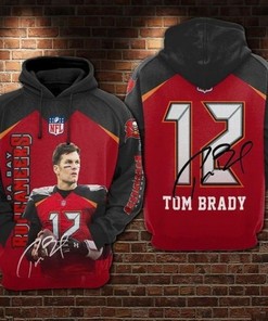 Tampa Bay Buccaneers Hoodie Number 12 Tom Brady 3D Hoodie Zip Hoodie, Nfl 3D All Over Print Hoodie Zip Hoodie