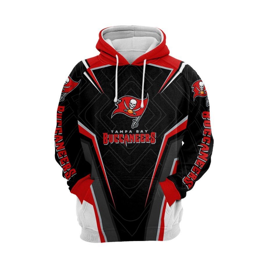 Tampa Bay Buccaneers Nfl Football Balls 3D All Over Printed Hoodie, Zip Up Hoodie