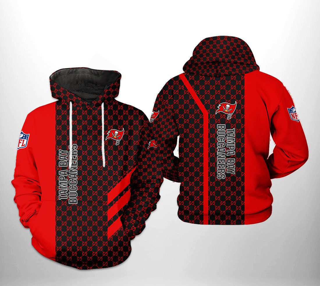 Tampa Bay Buccaneers Nfl Team Pattern Mix 3D All Over Print Zip Up Hoodie Option