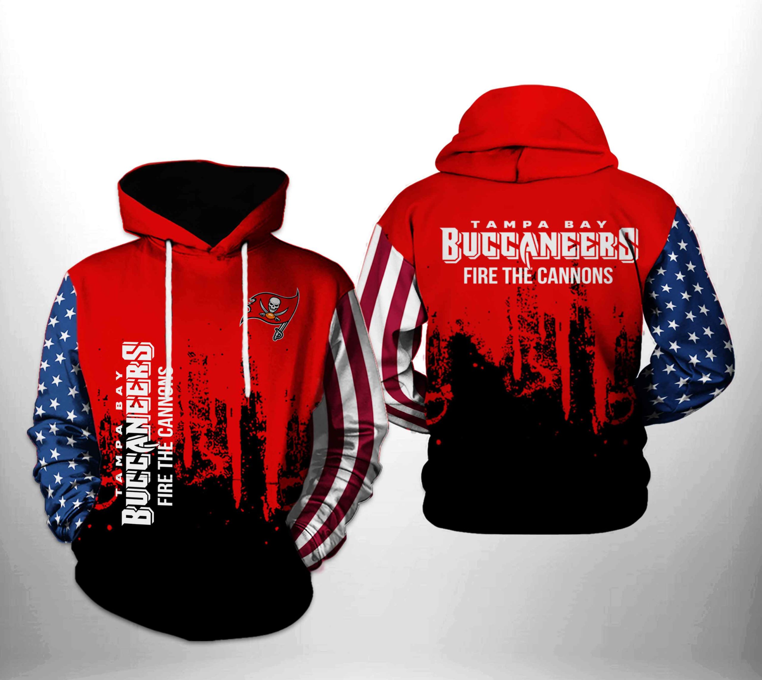 Tampa Bay Buccaneers Nfl Team Us 3D All Over Print Zip Up Hoodie Option