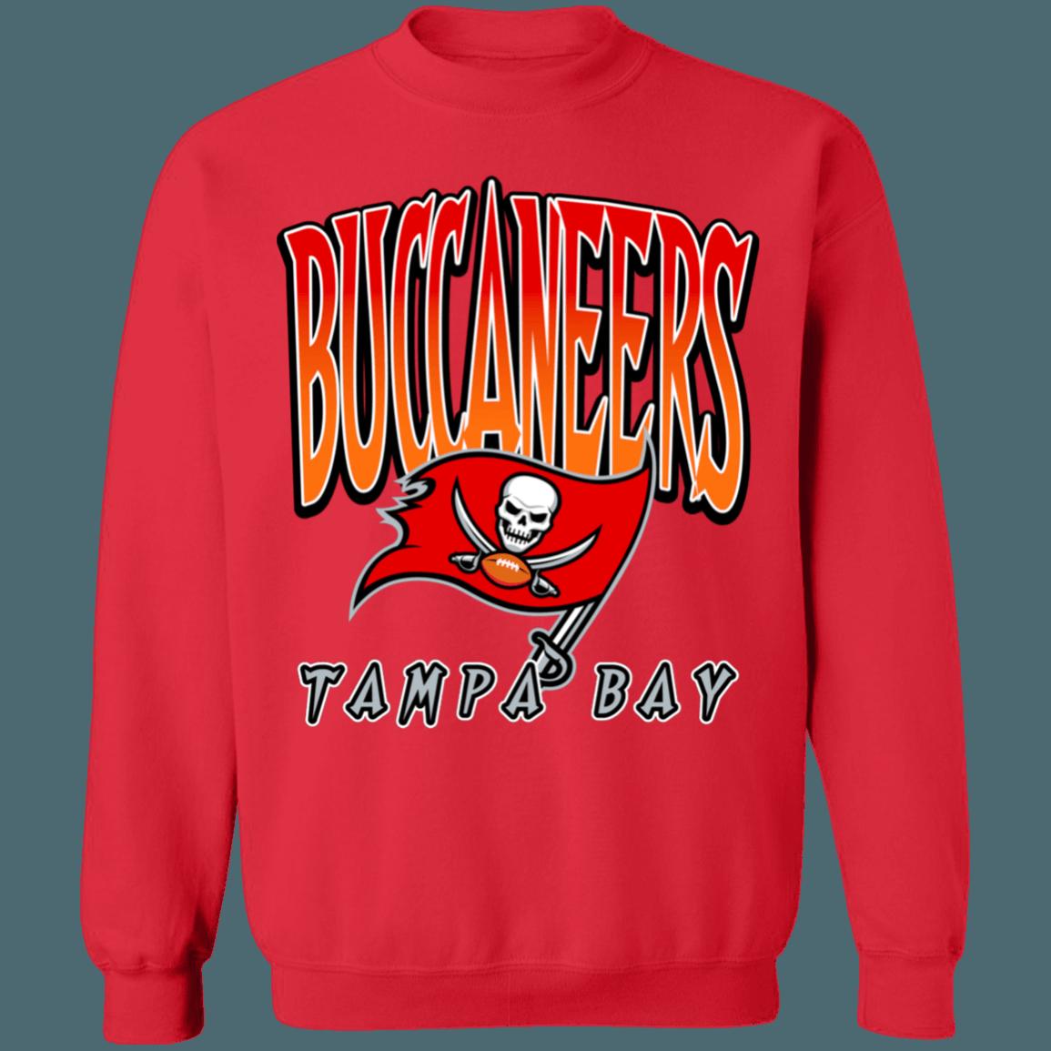 Tampa Bay Buccaneers Retro NFL Crewneck Sweatshirt Hoodie Shirt Gifts for Fans