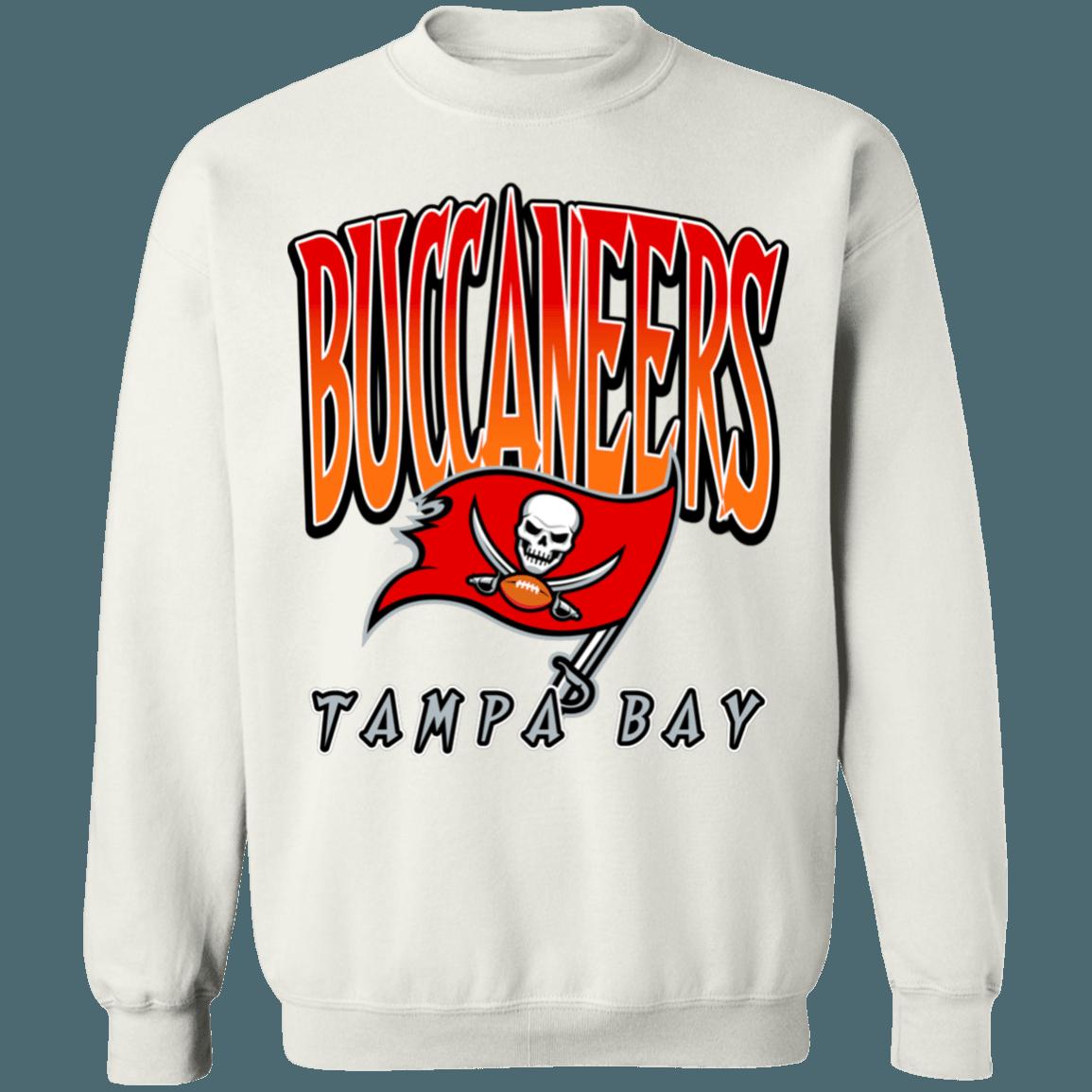 Tampa Bay Buccaneers Retro NFL Crewneck Sweatshirt Hoodie Shirt Gifts for Fans - Image 2