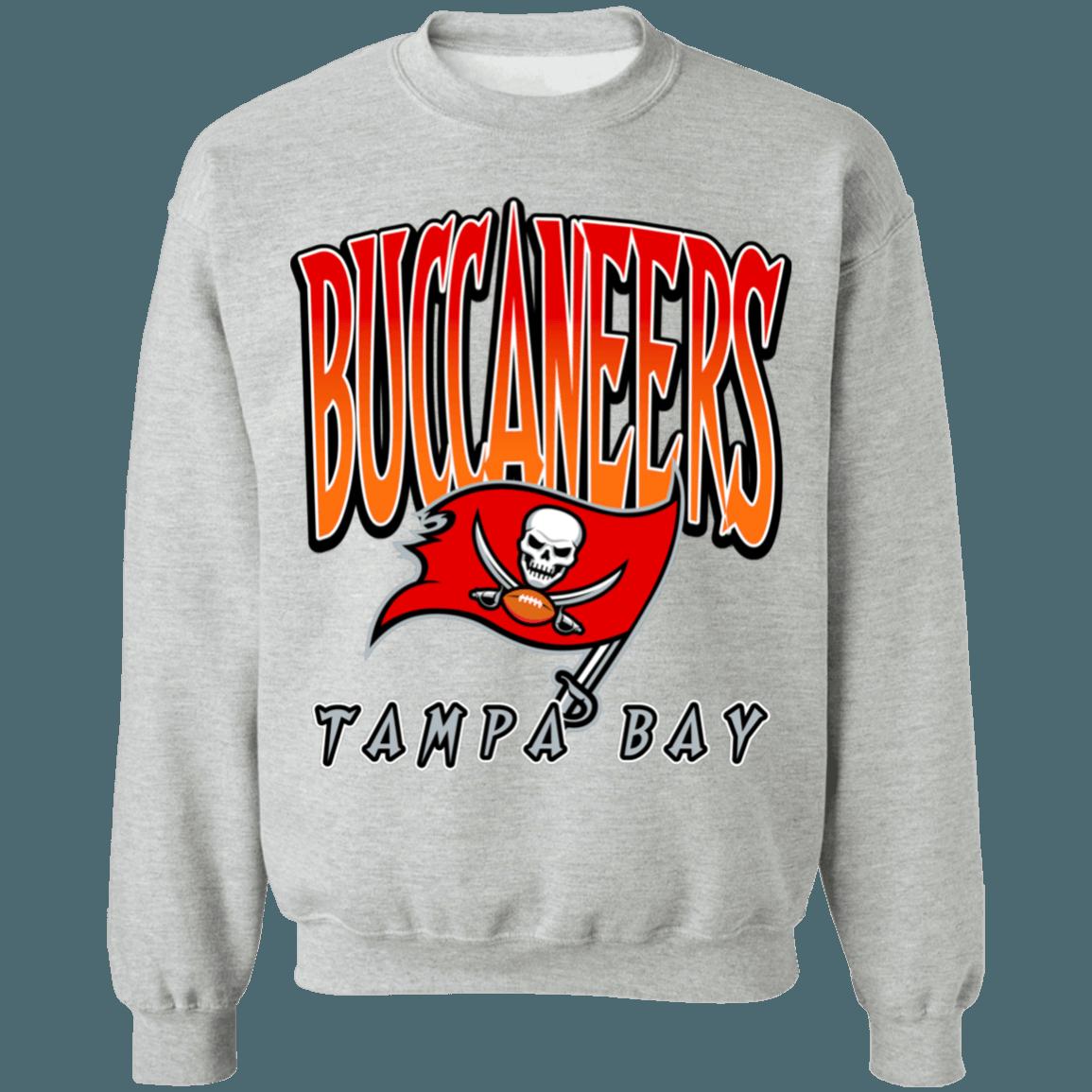 Tampa Bay Buccaneers Retro NFL Crewneck Sweatshirt Hoodie Shirt Gifts for Fans - Image 4