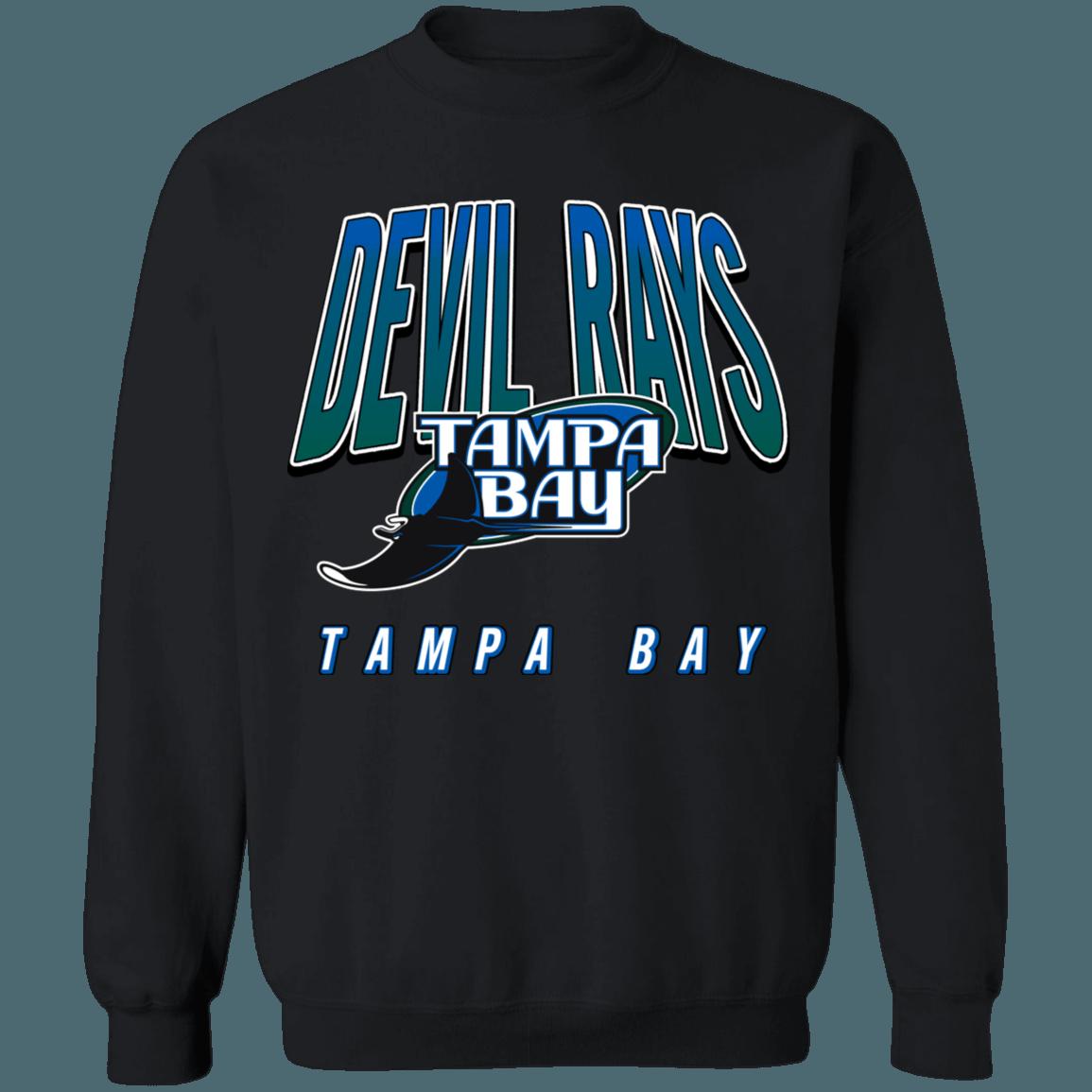 Tampa Bay Devil Rays Retro 90's MLB Crewneck Sweatshirt Hoodie Shirt Gifts for Fans - Image 4