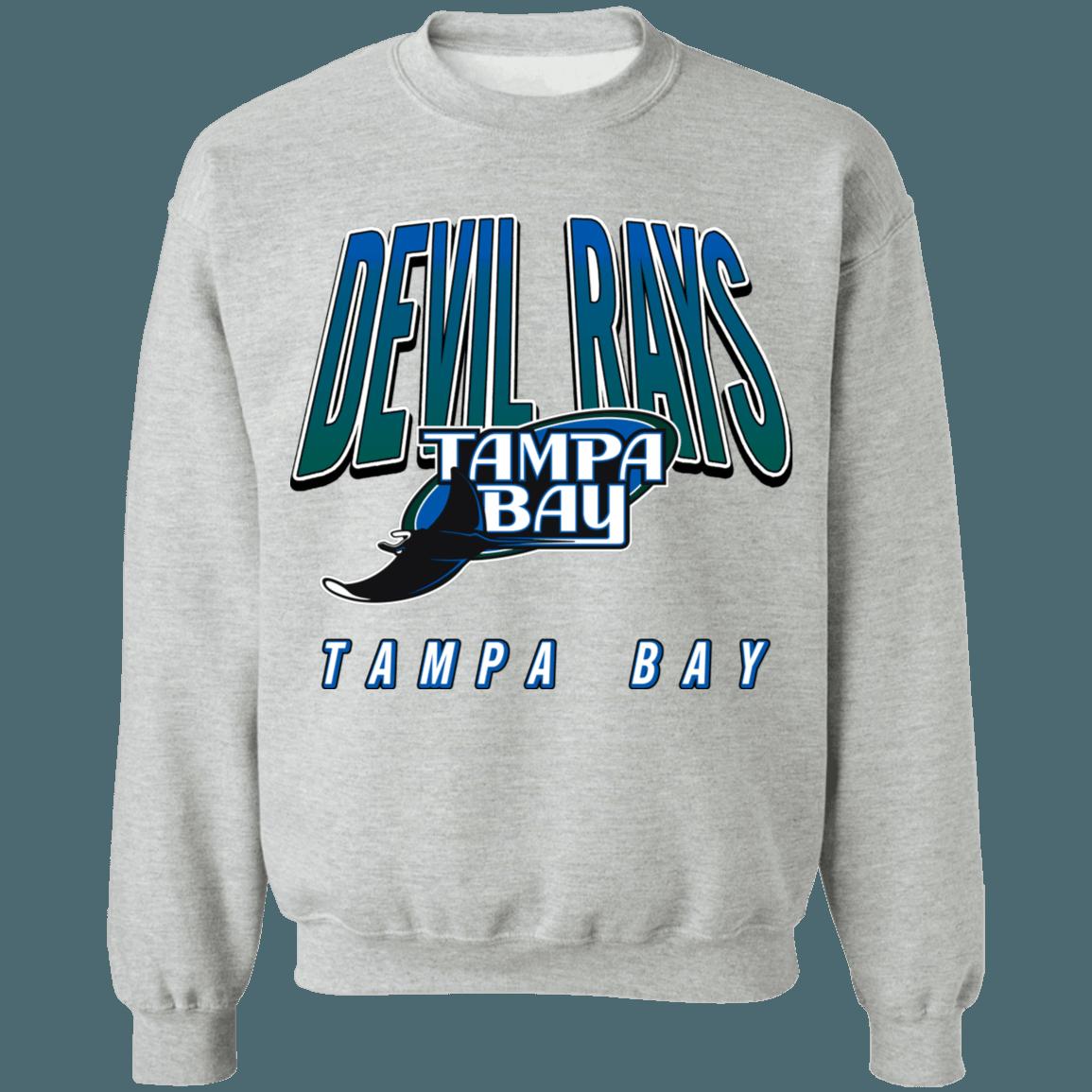 Tampa Bay Devil Rays Retro 90's MLB Crewneck Sweatshirt Hoodie Shirt Gifts for MLB Fans - Image 3