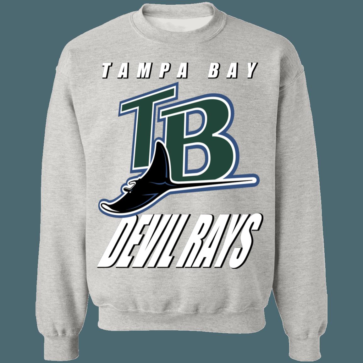 Tampa Bay Devil Rays Vintage MLB Crewneck Sweatshirt Hoodie Shirt Gifts for MLB Fans - Image 4