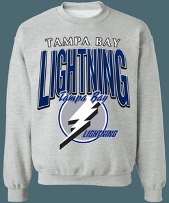 Tampa Bay Lightning Vintage NHL Crewneck Sweatshirt Hoodie Shirt Gifts for Fans
