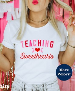 Teaching Sweethearts Teacher Valentine Shirt, Teacher Valentines, Teacher Shirt, Valentines Teacher, Teacher Clothes, Teacher Gift