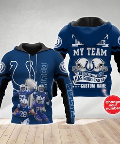 Team Indianapolis Colts 3D All Over Print Hoodie With Zipper