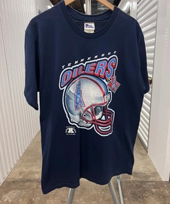 Tennessee Oiler’s 1997 Inaugural Year Rare Tshirt Pullover Hoodie Crewneck Sweatshirt Reprinted Full Color Full Size Gifts For NFL Fans