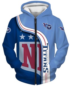 Tennessee Titans 3D Hoodie Zip Hoodie, Nfl 3D All Over Print Hoodie Zip Hoodie