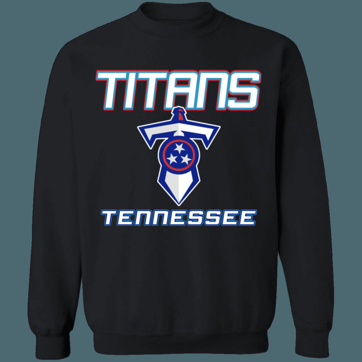 Tennessee Titans SWORD Vintage NFL Crewneck Sweatshirt Hoodie Shirt Gifts for Fans - Image 3