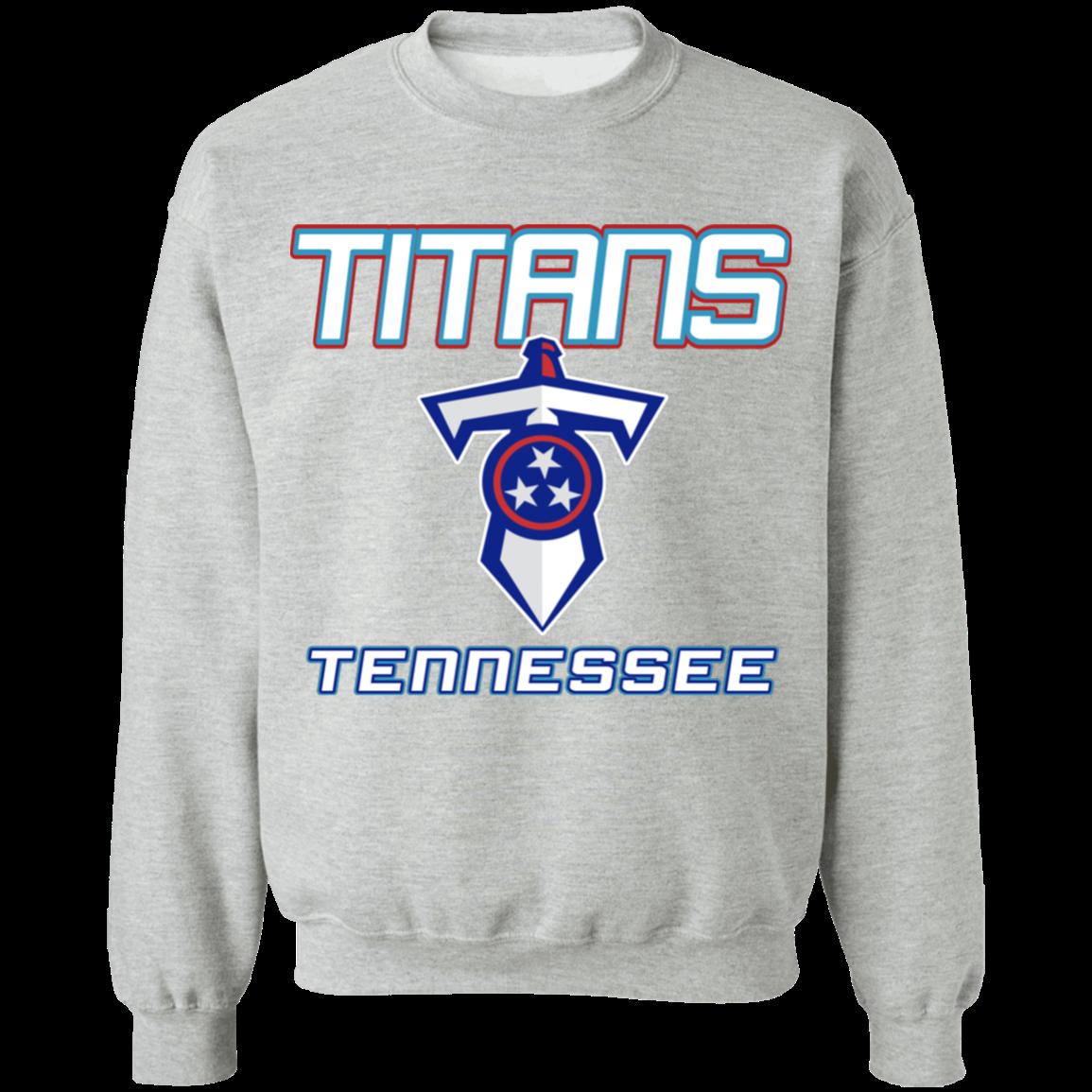 Tennessee Titans SWORD Vintage NFL Crewneck Sweatshirt Hoodie Shirt Gifts for Fans - Image 4