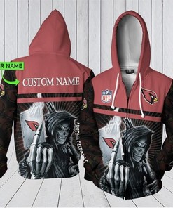 Thahd1086 Phuc Personalized Arizona Cardinals 3D Hoodie Zip Hoodie, Nfl 3D All Over Print Hoodie Zip Hoodie