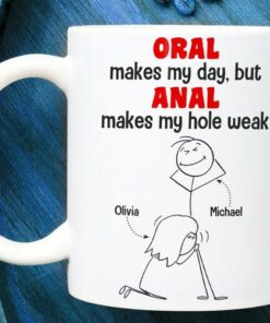 Thanks For All The Orgasms Valentine Mug, Mug Customised With Name, Naughty Valentines Mug, Valentine's For Him