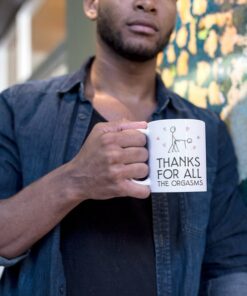Thanks For All The Orgasms Valentine Mug, Naughty Valentines Mug, Funny Valentine's Mug, Valentine's For Him