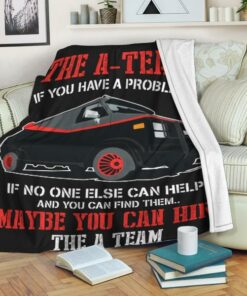 The A Team Van Blanket Gift for Family, Kid, Parent