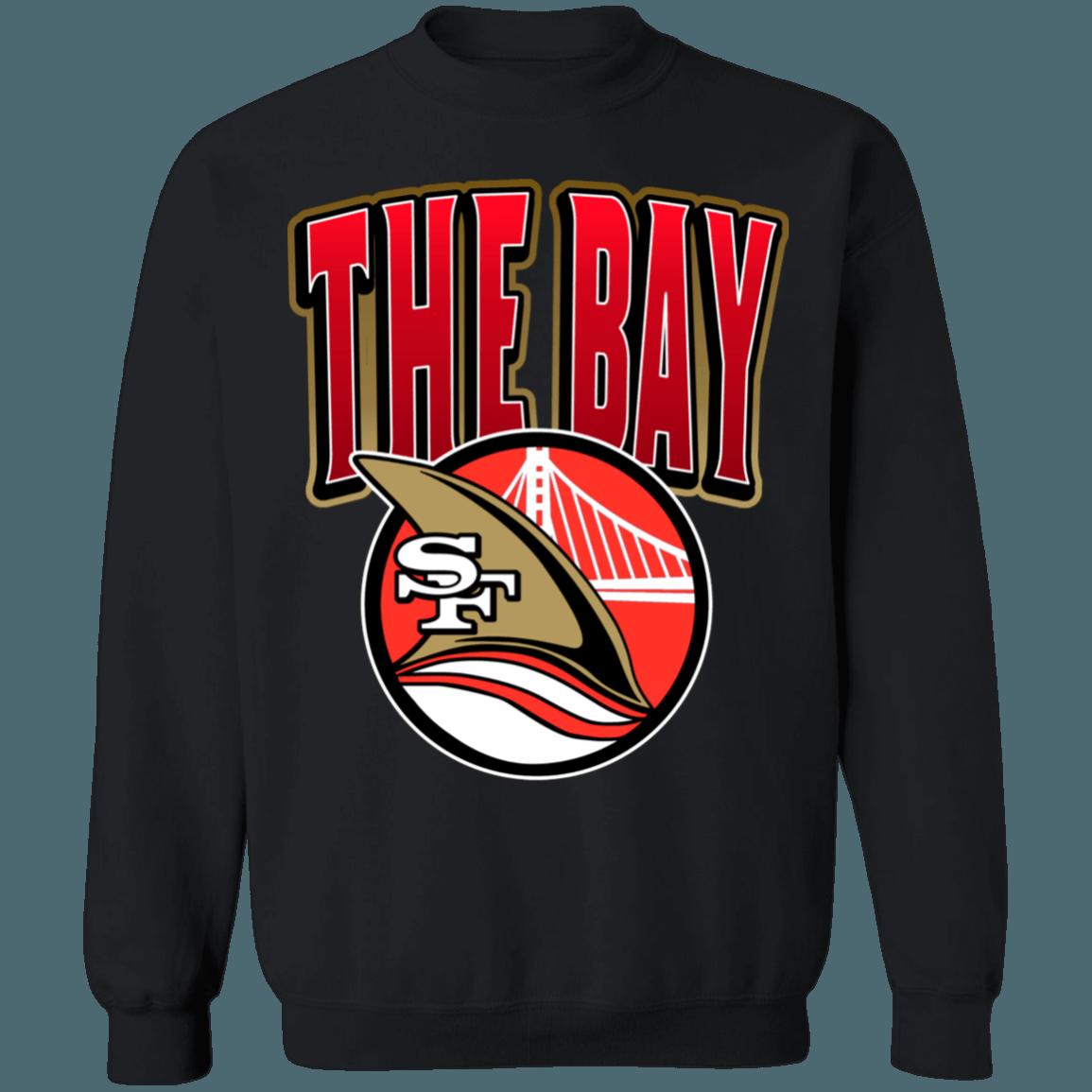 The Bay 49ers Warriors NFL/NHL/NBA Mash-Up Sweatshirt Hoodie Shirt Gifts for Fans