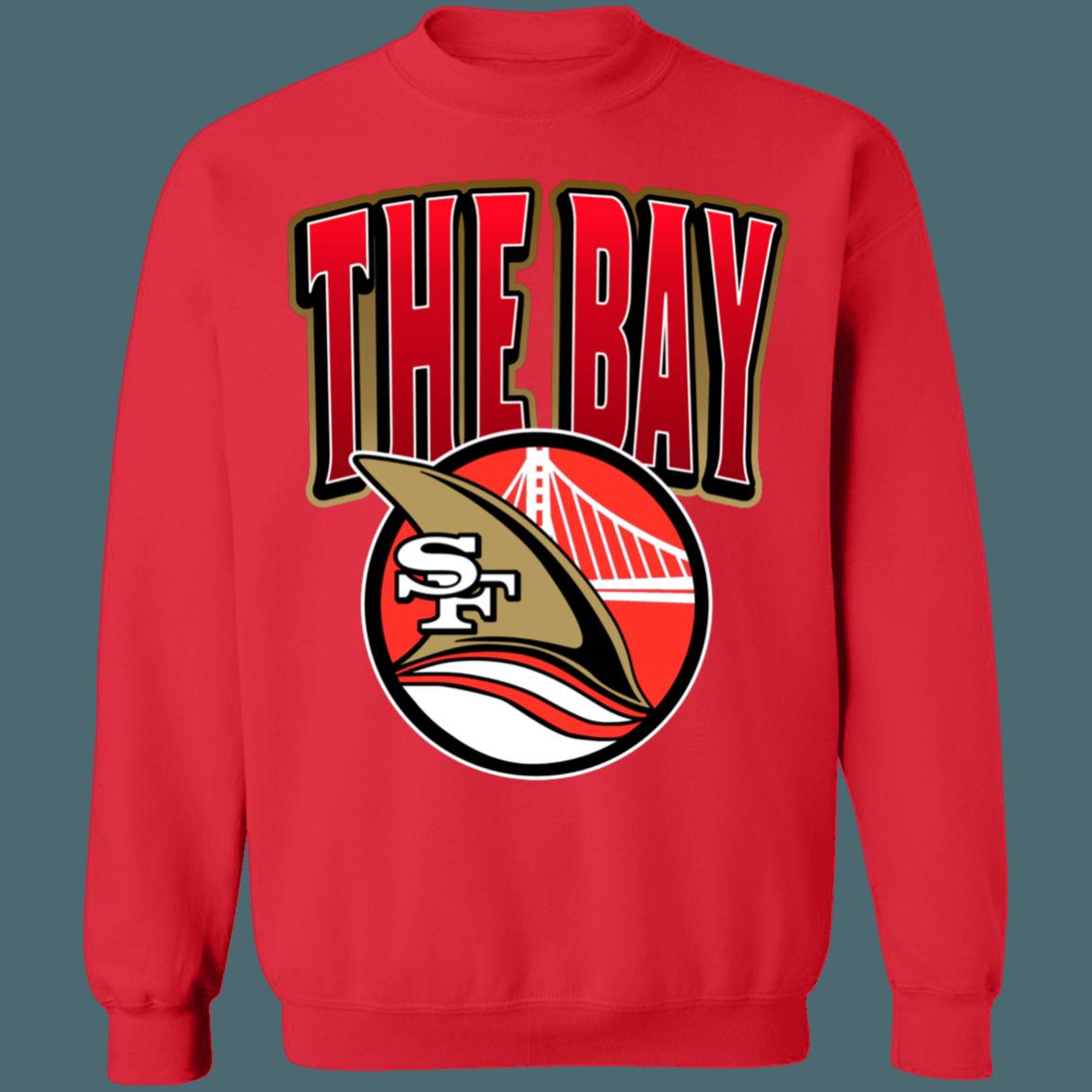 The Bay 49ers Warriors NFL/NHL/NBA Mash-Up Sweatshirt Hoodie Shirt Gifts for Fans - Image 4