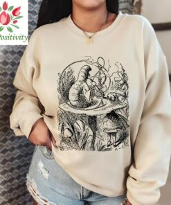 The Caterpillar Parody Alice In Wonderland Psychedelic Cool Gift T Shirt, Disney Matching Family Shirt
