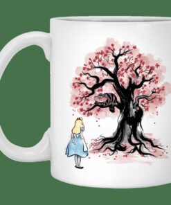 The Cheshire's tree Sumi-e Mug Gifts for Friends, Gifts for Valentine Day, Coulpe Gifts