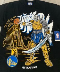 The Golden State Warriors Tshirt Hoodie Crewneck Sweatshirt Reprinted Full Color Full Size Gifts for NBA Fans