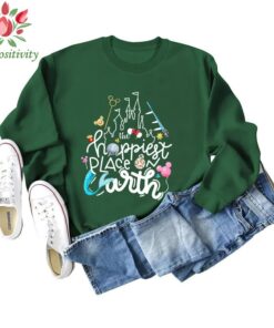 The Happiest Place on Earth Disney Shirts, Disney Trip shirt, Disney Family shirt, Disneyworld Shirt, Disneyland Tee, Magic Kingdom shirt